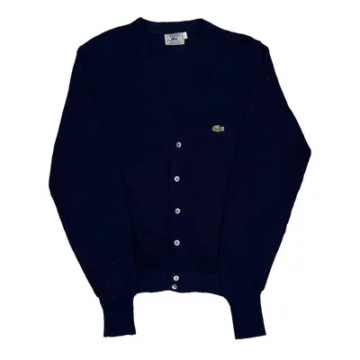 Lacoste Cardigan - Large Navy Wool