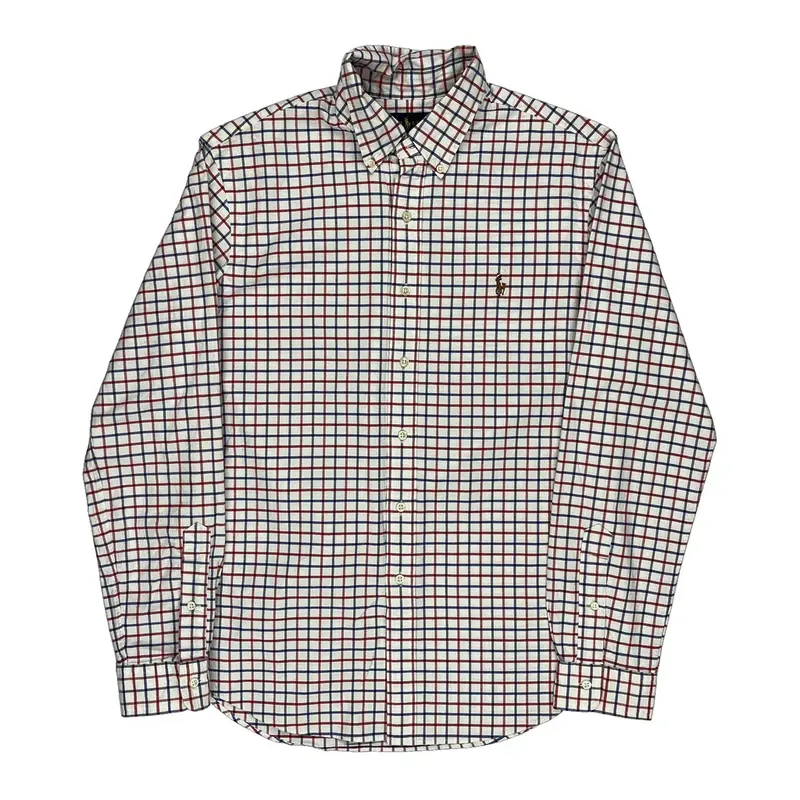 Ralph Lauren Slim Fit Shirt - Large Multicoloured Cotton Blend