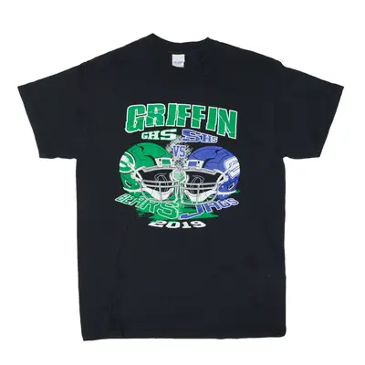 GILDAN Griffin Spalding County Schools Bears Vs Jags 2019 USA T-Shirt Black Short Sleeve Mens M