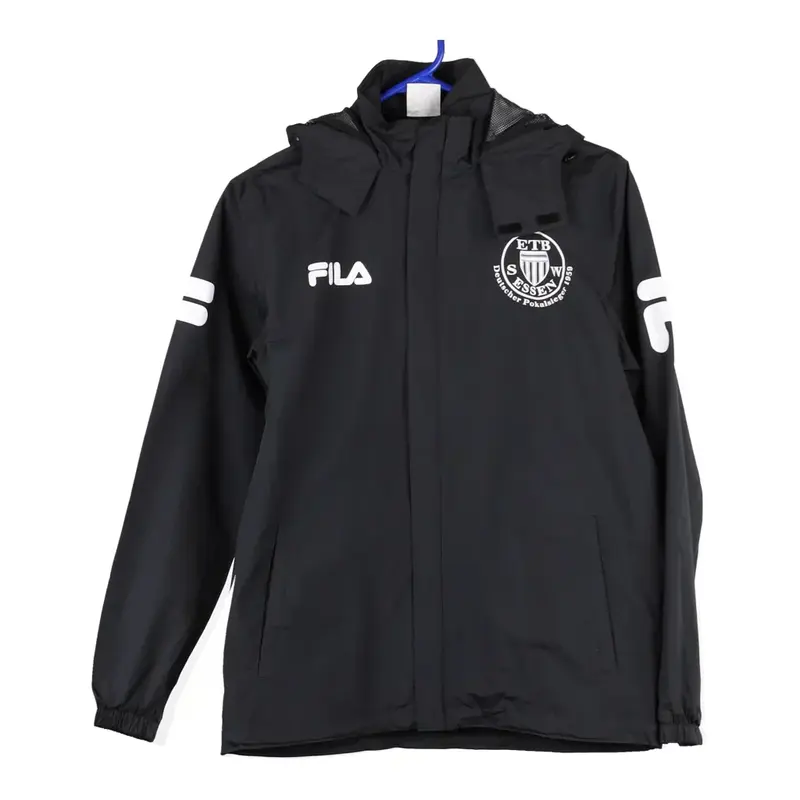 Age 12-13 Fila Jacket - Large Black Polyester
