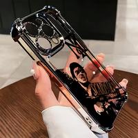 This Phone Case Featuring The Character from The Movie Scarface Is Compatible with iPhone Models 16, 15, 14, 13, 12, 11 Pro M...