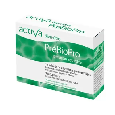 Activa Benessere Prebiopro Delayed Release x30 capsules expiry January 2028