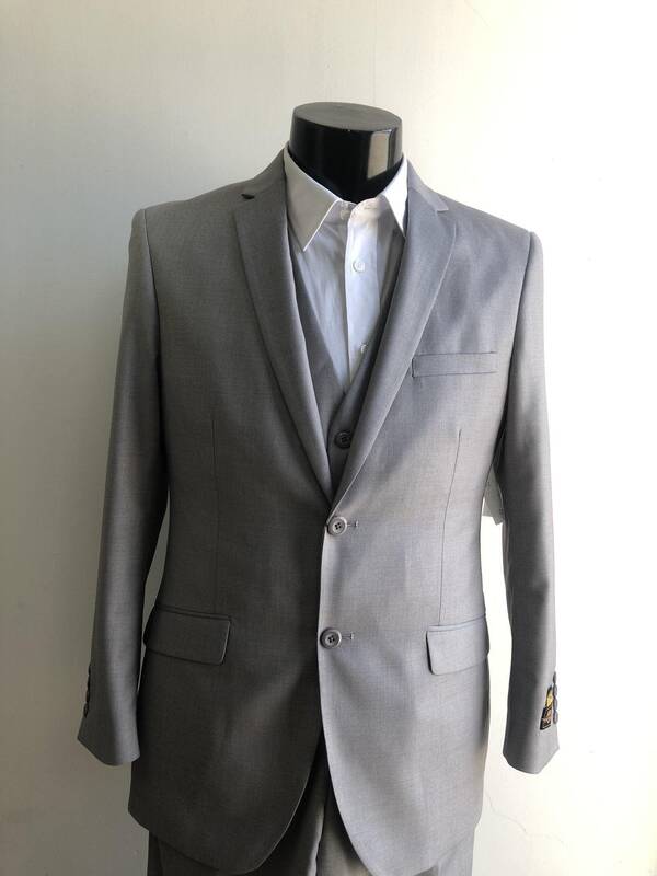 Mens Skinny Light Gray Suits Downtown Los angeles - Suits LA $149