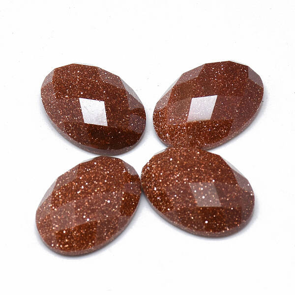 Synthetic Goldstone Cabochons