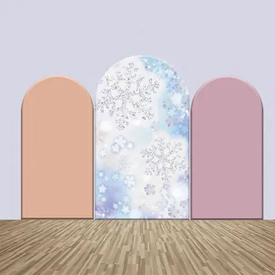Pink Purple Ice Crystals Bokeh Arch Backdrop Kit - Aperturee