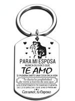 Fashion Letter Pattern Slogan Metal Keychain for Women & Men, Stainless Steel Keychain for Daily Use, Trendy All-match & Exqu...
