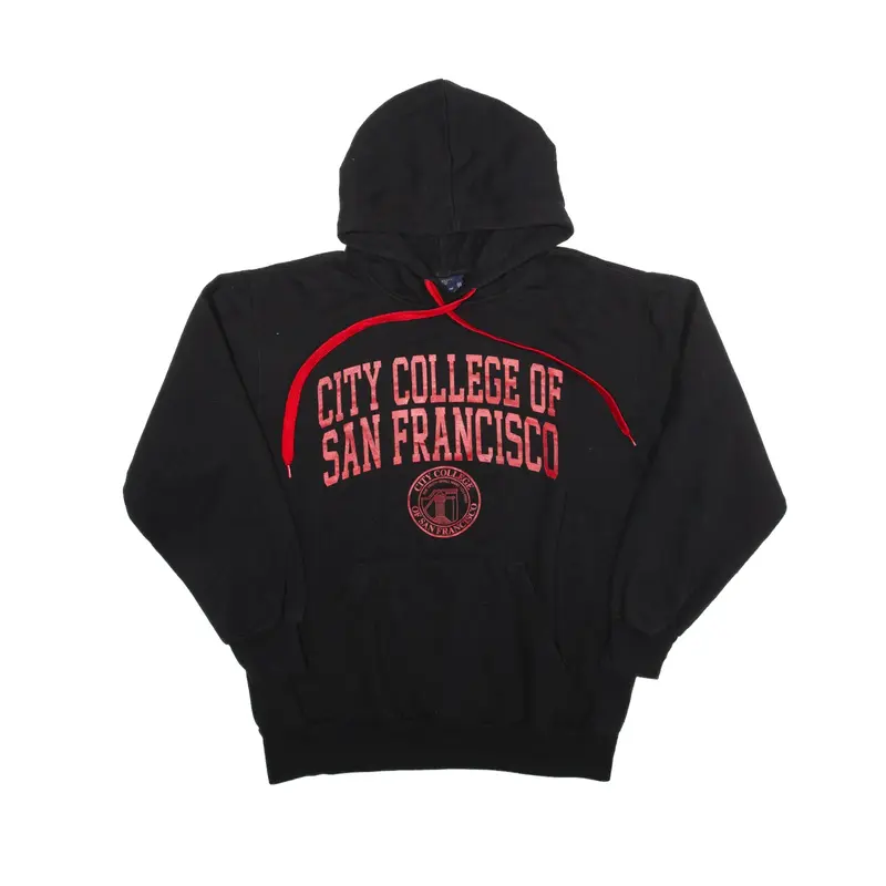 MV College of San Francisco Hoodie Black Pullover Mens M