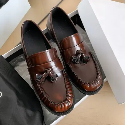 CHIKO Camille Round Toe Block Heels Loafers Shoes