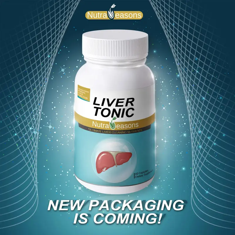 Nutra Seasons - Liver Tonic ｜Cleanse Detox & Repair｜Immunity & Alcohol Damage｜Enhance Skin Complexion｜60 Vega Caps He...