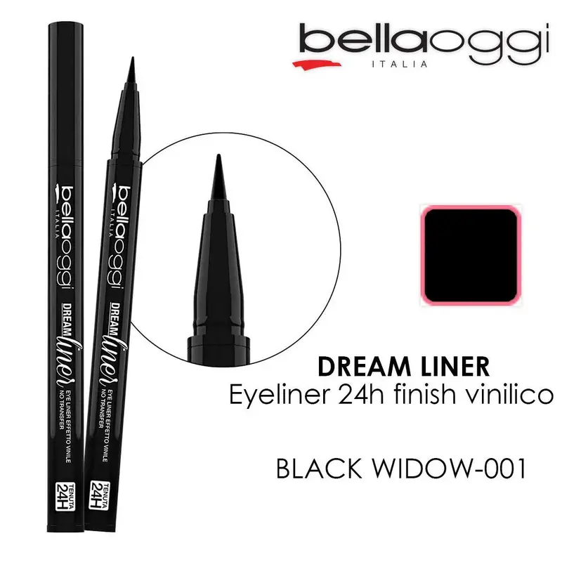 Dream Liner Eyeliner 24H Vinyl Finish Black Widow