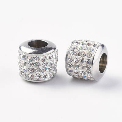 304 Stainless Steel European Beads