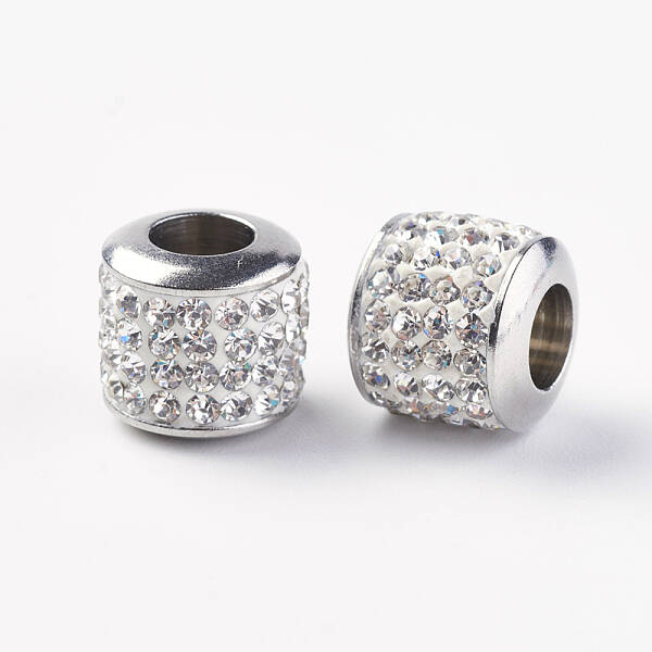 304 Stainless Steel European Beads