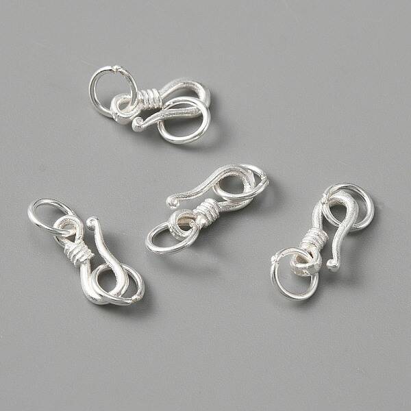 925 Sterling Silver S-Hook Clasps