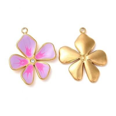 304 Stainless Steel Enamel Pendants