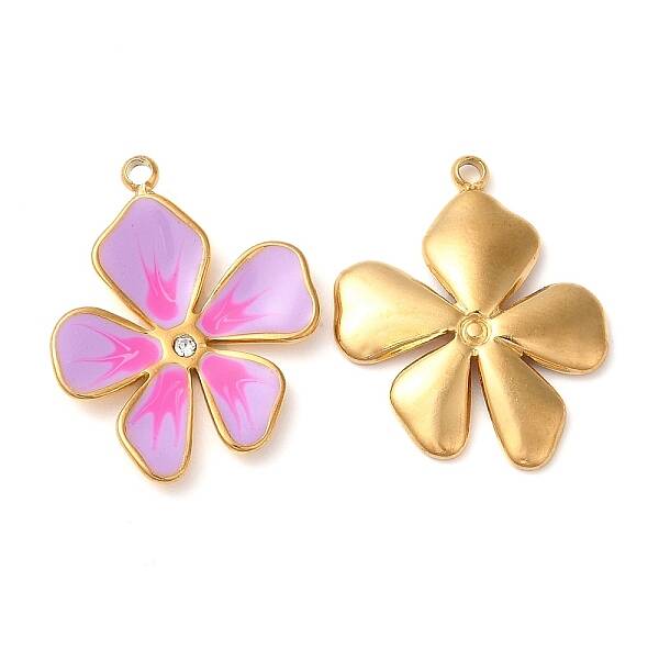 304 Stainless Steel Enamel Pendants