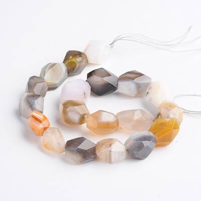 Nuggets Natural Botswana Agate Beads Strands