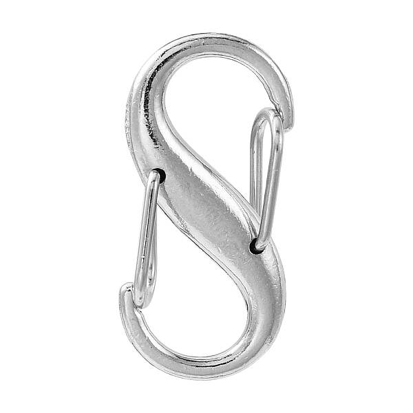 Alloy Double S Snap Hook Spring Keychain Clasps