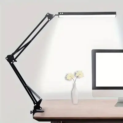 Cool Bedroom Lights for Summer, Foldable Clip-on Desk LED Lights for Bedroom Office, USB Powered Adjustable Table Room Li...