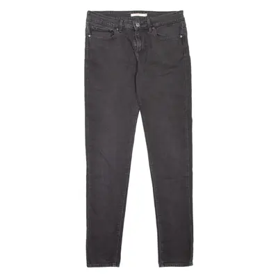LEVI'S 711 Womens Jeans Black Slim Skinny W28 L32