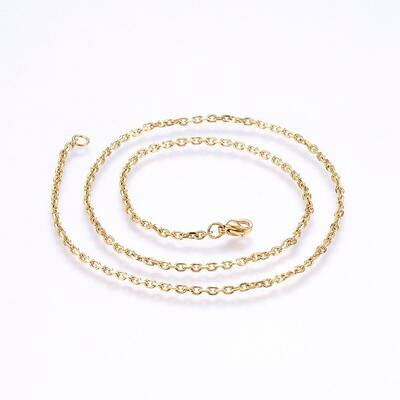 304 Stainless Steel Cable Chain Necklaces