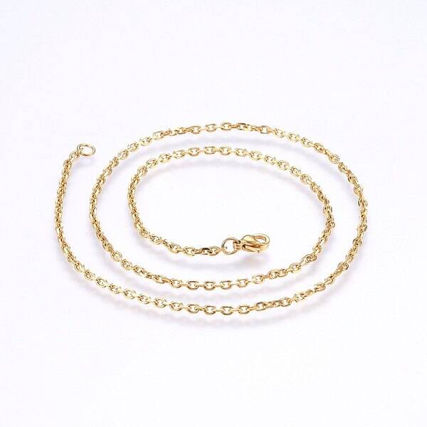 304 Stainless Steel Cable Chain Necklaces