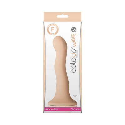 Colours - Wave - 6 Dildo - White