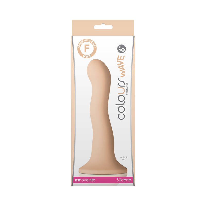 Colours - Wave - 6 Dildo - White