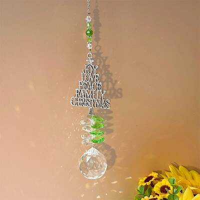 Teardrop Glass Suncatchers
