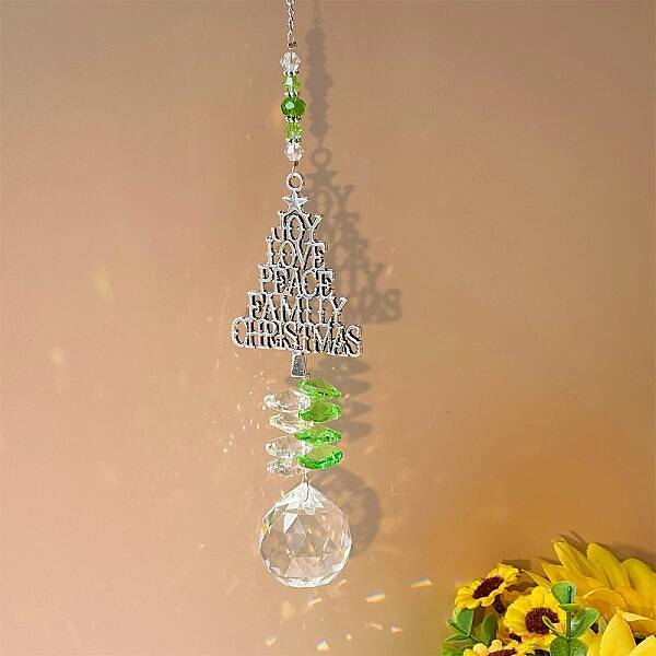 Teardrop Glass Suncatchers