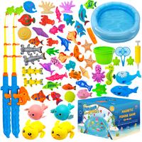 Kiditos Magnetic Fishing Bath Toys Game Set,Swimming Fish Toys for Bathtub,Water Table Bathtub Toys for Toddlers Kids Age 3-6...