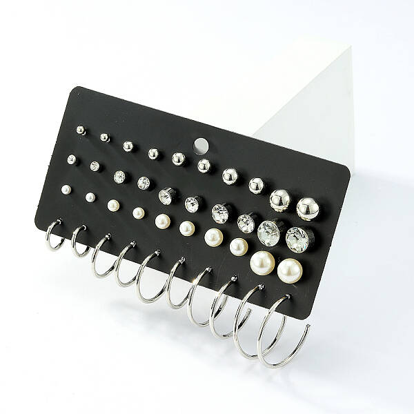 20 Pairs Chic Vintage Earrings Set for Women