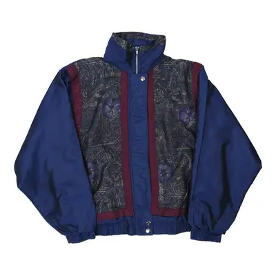 1980s Amanda Smith Jacket - Medium Navy Polyester