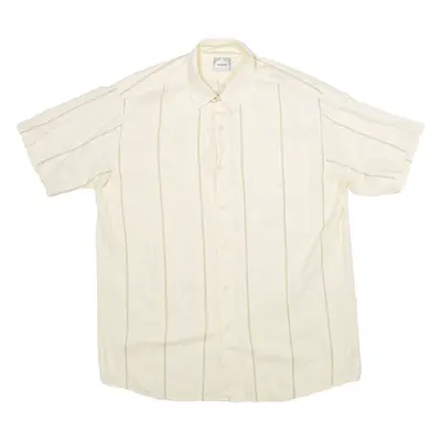 BURTON EVOLUTION Mens Plain Shirt Yellow XL
