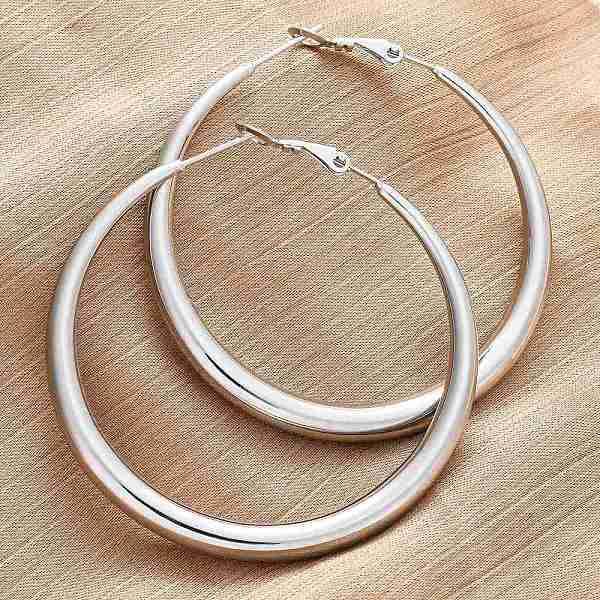304 Stainless Steel Hoop Earrings
