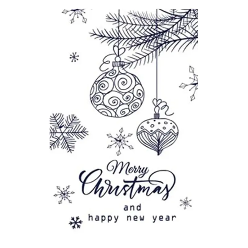 Memory Holiday Card™ - Blue-Christmas & New Year