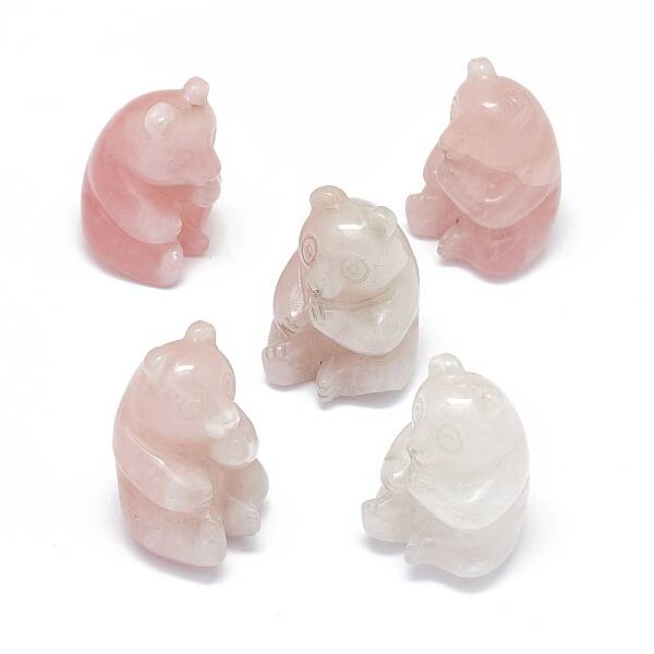 Natural Rose Quartz Sculpture Display Decorations