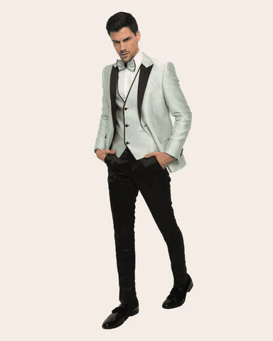 Sage Green Suit For Groom -  Mens Sage Green Tuxedo