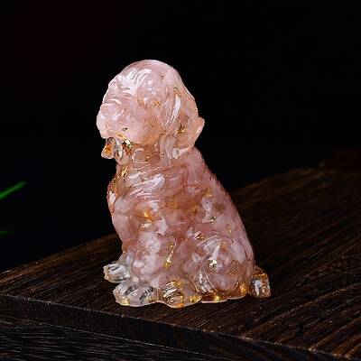 Resin Cocker Spaniel Sculpture Display Decorations
