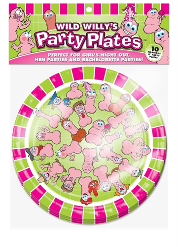 Wild Willys Party Plates - 10 Count