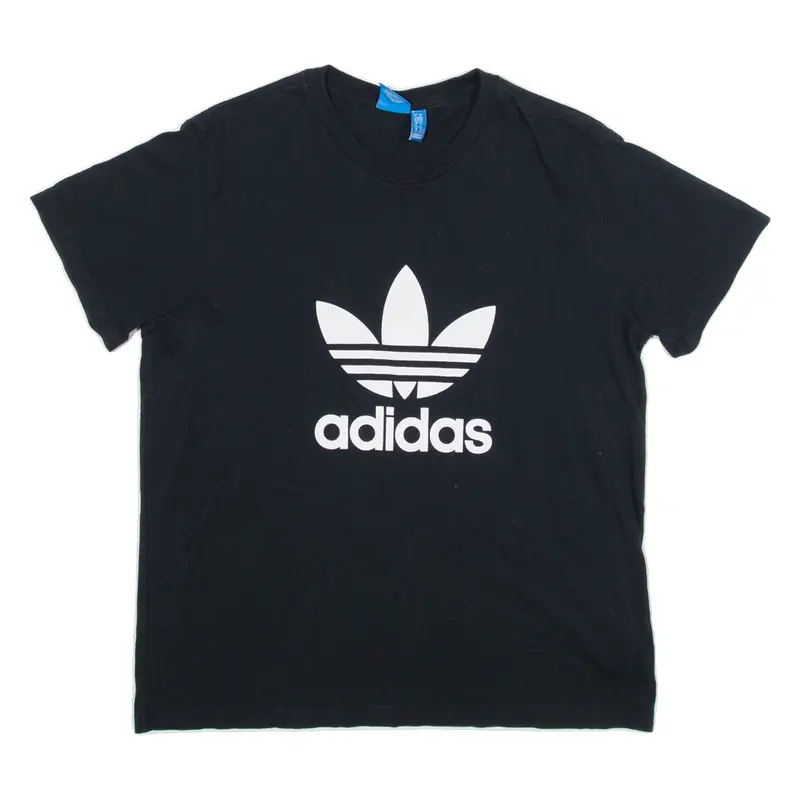ADIDAS Mens T-Shirt Black L