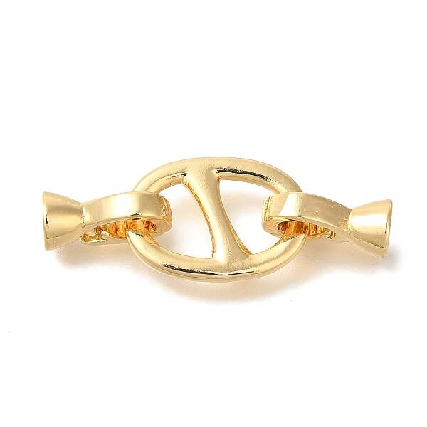 Brass Fold Over Clasps