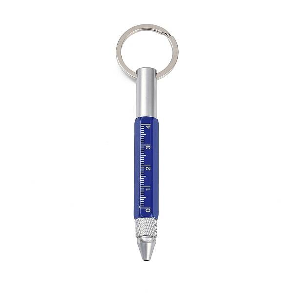 Aluminum Practical 6-in-1 Keychain Pen