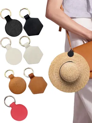 Solid Color Hat Clip, Magnetic Hat Holder, 1 Count Fashionable Hat Clip for Women & Men, Travel Accessories for Vacation, Bea...