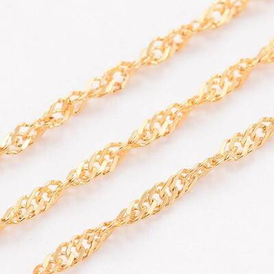 Ion Plating(IP) 304 Stainless Steel Singapore Chains