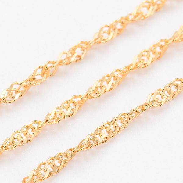 Ion Plating(IP) 304 Stainless Steel Singapore Chains