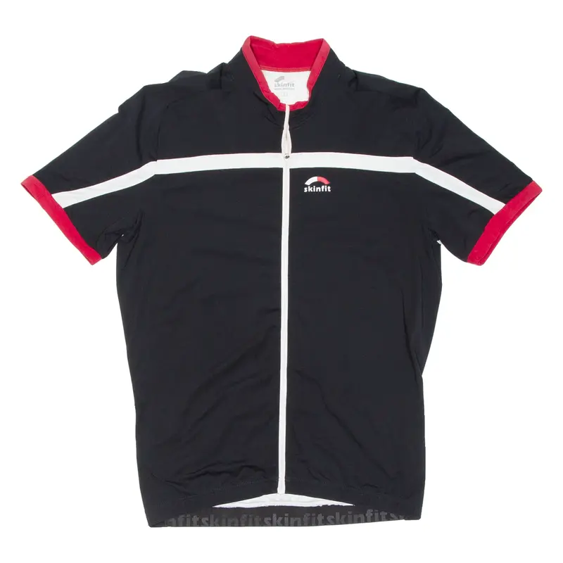 SKINFIT Cycling Mens Jersey Black Full Zip L