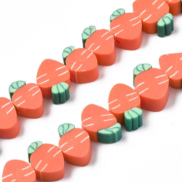 Handmade Polymer Clay Bead Strands