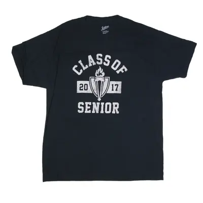 JOSTONS Class Of 2017 Senior T-Shirt Black Short Sleeve Mens XL