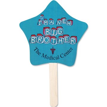 500 Customized Mini Hand Fan - UV Coated