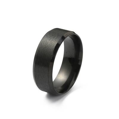 201 Stainless Steel Plain Band Ring for Men Women